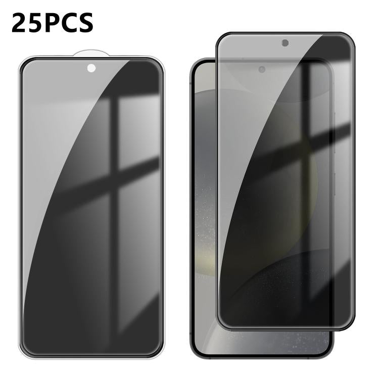 25pcs High-Aluminum Full-Coverage Anti-Fingerprint Screen-Printed Privacy Tempered Glass Film, For Galaxy Z Fold8 5G Outer Screen, For Galaxy Z Fold8 Ultra 5G Outer Screen, For Galaxy Z Flip8 5G Outer Screen, For Galaxy S26+ 5G, For  Galaxy S26 5G     ...