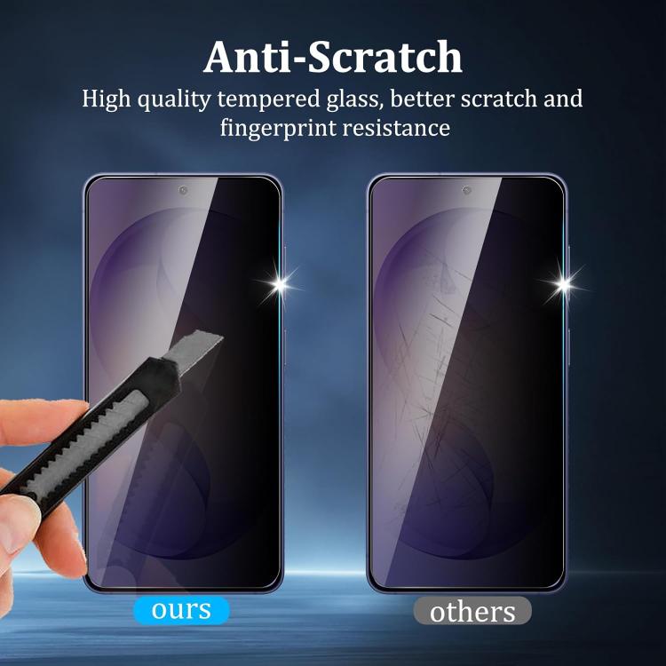 25pcs High-Aluminum Full-Coverage Anti-Fingerprint Screen-Printed Privacy Tempered Glass Film, For Galaxy Z Fold8 5G Outer Screen, For Galaxy Z Fold8 Ultra 5G Outer Screen, For Galaxy Z Flip8 5G Outer Screen, For Galaxy S26+ 5G, For  Galaxy S26 5G     ...