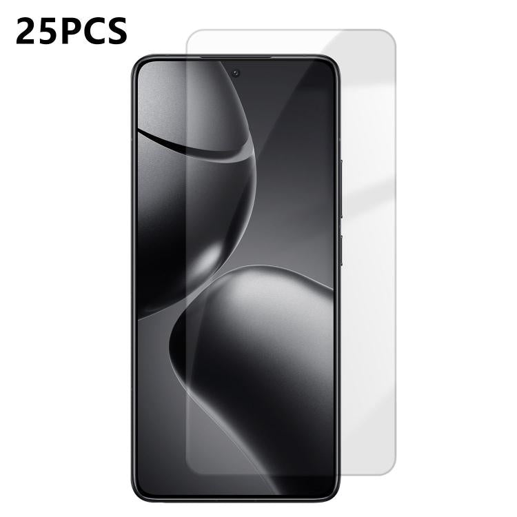 25pcs High-Aluminum Semi-Screen Anti-Fingerprint HD Tempered Glass Film, For Xiaomi 17 Max 5G, For Redmi K90 Max 5G, For Xiaomi 17 Ultra, For Redmi K90, For Redmi K90 Pro Max, For Xiaomi 17 Pro Max, For Redmi Note 15 Pro 5G Global 163.6mm              ...