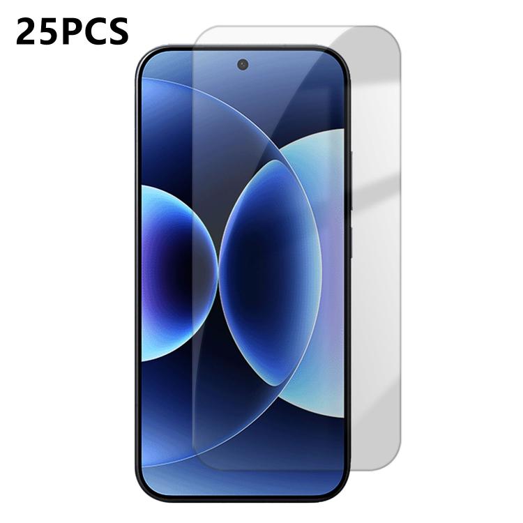 25pcs High-Aluminum Semi-Screen Anti-Fingerprint HD Tempered Glass Film, For Xiaomi 17 Max 5G, For Redmi K90 Max 5G, For Xiaomi 17 Ultra, For Redmi K90, For Redmi K90 Pro Max, For Xiaomi 17 Pro Max, For Redmi Note 15 Pro 5G Global 163.6mm              ...