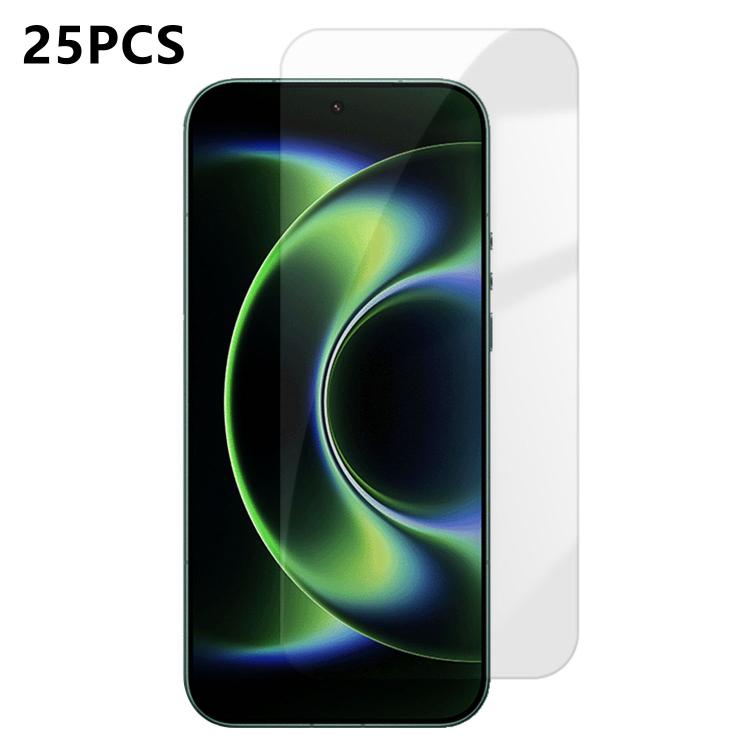 25pcs High-Aluminum Semi-Screen Anti-Fingerprint HD Tempered Glass Film, For Xiaomi 17 Max 5G, For Redmi K90 Max 5G, For Xiaomi 17 Ultra, For Redmi K90, For Redmi K90 Pro Max, For Xiaomi 17 Pro Max, For Redmi Note 15 Pro 5G Global 163.6mm              ...