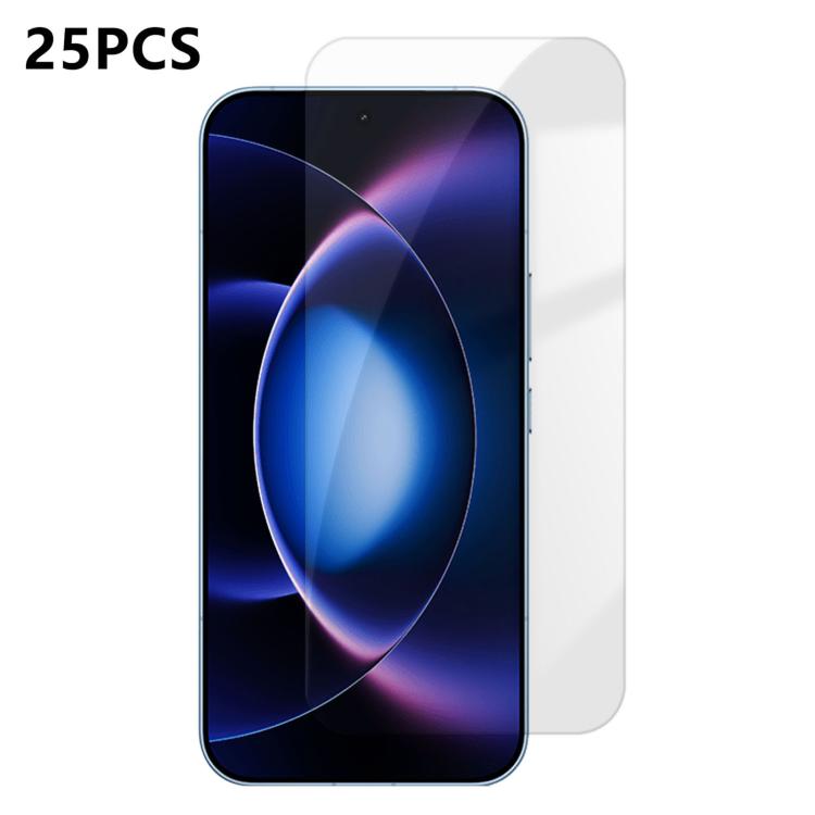 25pcs High-Aluminum Semi-Screen Anti-Fingerprint HD Tempered Glass Film, For Xiaomi 17 Max 5G, For Redmi K90 Max 5G, For Xiaomi 17 Ultra, For Redmi K90, For Redmi K90 Pro Max, For Xiaomi 17 Pro Max, For Redmi Note 15 Pro 5G Global 163.6mm              ...