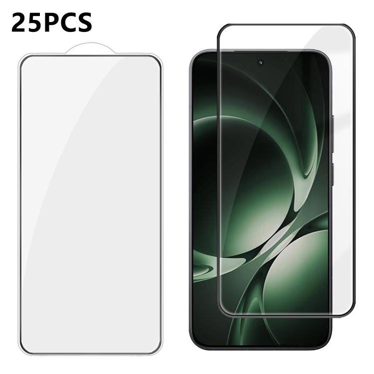 25pcs High-Aluminum Full-Coverage Anti-Fingerprint Screen-Printed HD Tempered Glass Film, For Redmi A7 4G 171.8mm, For Redmi 17C 4G, For Redmi K90 Ultra 5G, For Xiaomi 17 Max 5G, For Redmi K90 Max 5G, For Xiaomi Poco C81 Pro 4G, For Redmi R70m 5G      ...