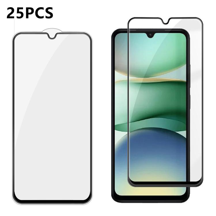 25pcs High-Aluminum Full-Coverage Anti-Fingerprint Screen-Printed HD Tempered Glass Film, For Redmi A7 4G 171.8mm, For Redmi 17C 4G, For Redmi K90 Ultra 5G, For Xiaomi 17 Max 5G, For Redmi K90 Max 5G, For Xiaomi Poco C81 Pro 4G, For Redmi R70m 5G      ...