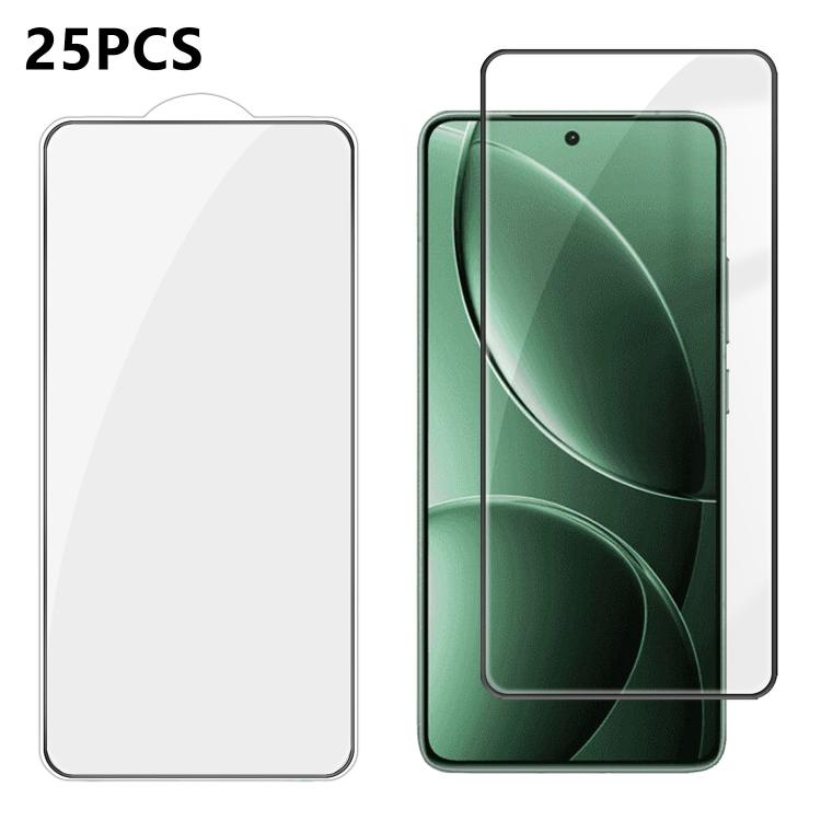 25pcs High-Aluminum Full-Coverage Anti-Fingerprint Screen-Printed HD Tempered Glass Film, For Redmi A7 4G 171.8mm, For Redmi 17C 4G, For Redmi K90 Ultra 5G, For Xiaomi 17 Max 5G, For Redmi K90 Max 5G, For Xiaomi Poco C81 Pro 4G, For Redmi R70m 5G      ...