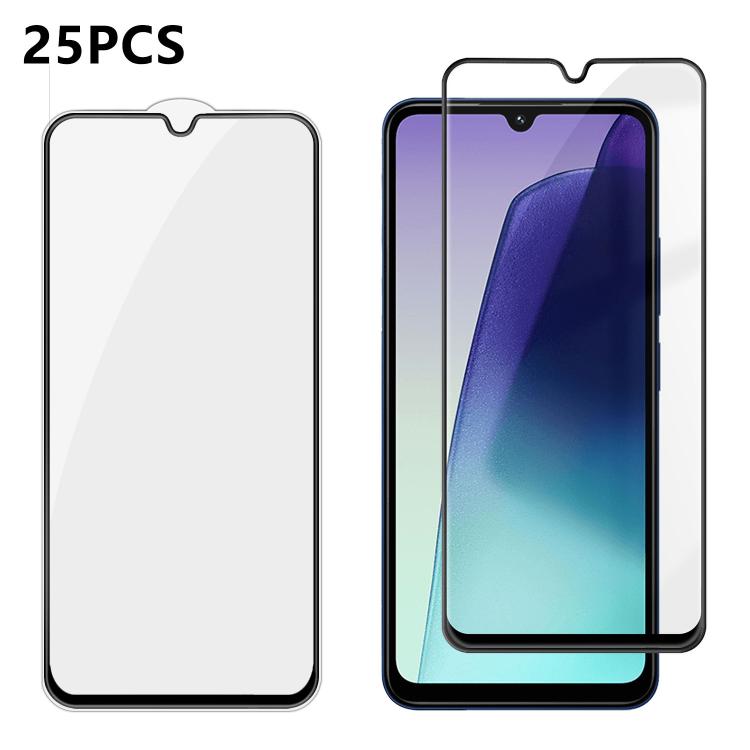 25pcs High-Aluminum Full-Coverage Anti-Fingerprint Screen-Printed HD Tempered Glass Film, For Xiaomi 17 Max 5G, For Redmi K90 Max 5G, For Xiaomi Poco C81 Pro 4G, For Redmi R70m 5G, For Redmi R70 5G, For Xiaomi 17T 5G, For Xiaomi 17 Ultra               ...