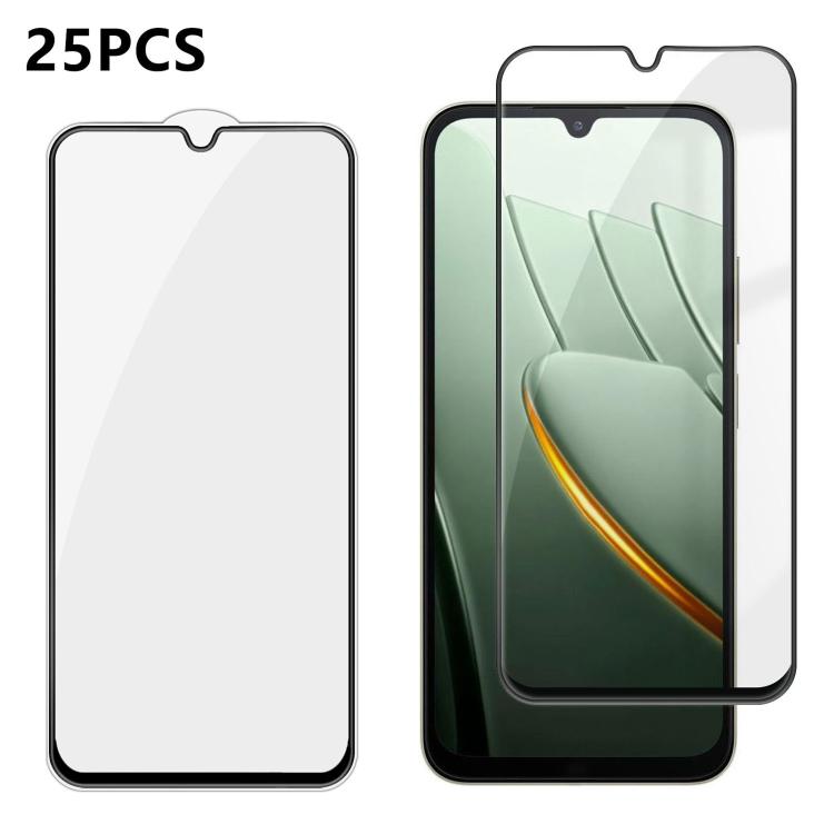 25pcs High-Aluminum Full-Coverage Anti-Fingerprint Screen-Printed HD Tempered Glass Film, For Redmi A7 4G 171.8mm, For Redmi 17C 4G, For Redmi K90 Ultra 5G, For Xiaomi 17 Max 5G, For Redmi K90 Max 5G, For Xiaomi Poco C81 Pro 4G, For Redmi R70m 5G      ...