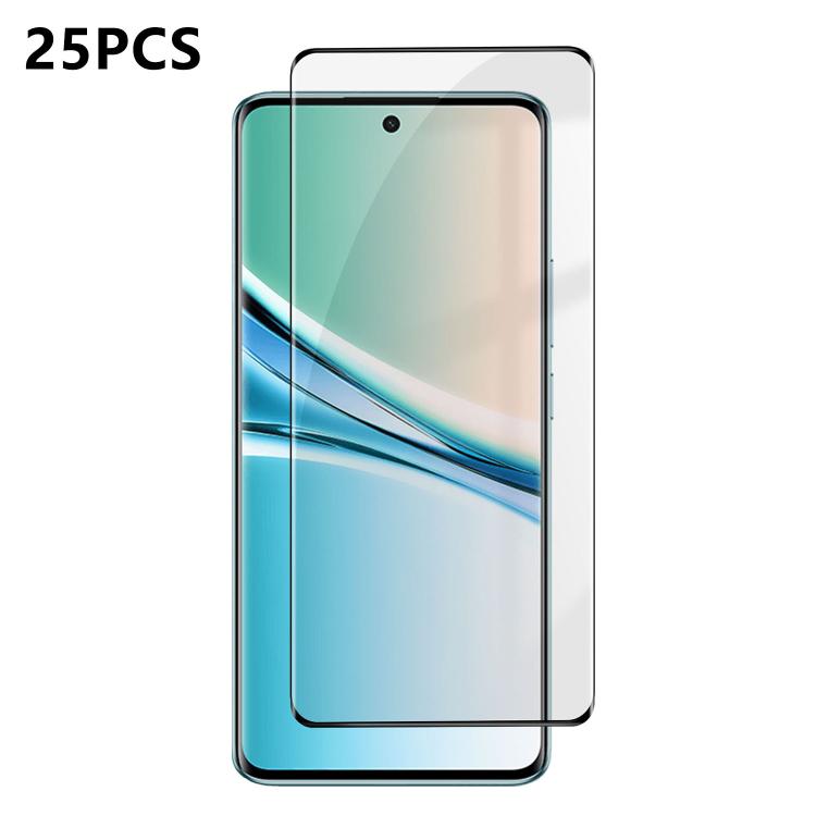 25pcs High-Aluminum Full-Coverage Anti-Fingerprint Screen-Printed HD Curved Tempered Glass Film, For Redmi Note 15 4G / 5G Global 164mm, For Redmi Note 15 Pro+ Global 163.3mm, For Xiaomi 15S Pro, For Xiaomi Poco X7, For Xiaomi 15 Ultra, For Xiaomi 15 P...