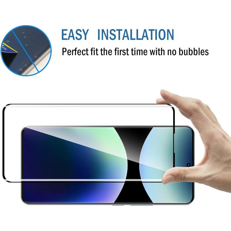 25pcs High-Aluminum Full-Coverage Anti-Fingerprint Screen-Printed HD Curved Tempered Glass Film, For Redmi Note 15 4G / 5G Global 164mm, For Redmi Note 15 Pro+ Global 163.3mm, For Xiaomi 15S Pro, For Xiaomi Poco X7, For Xiaomi 15 Ultra, For Xiaomi 15 P...