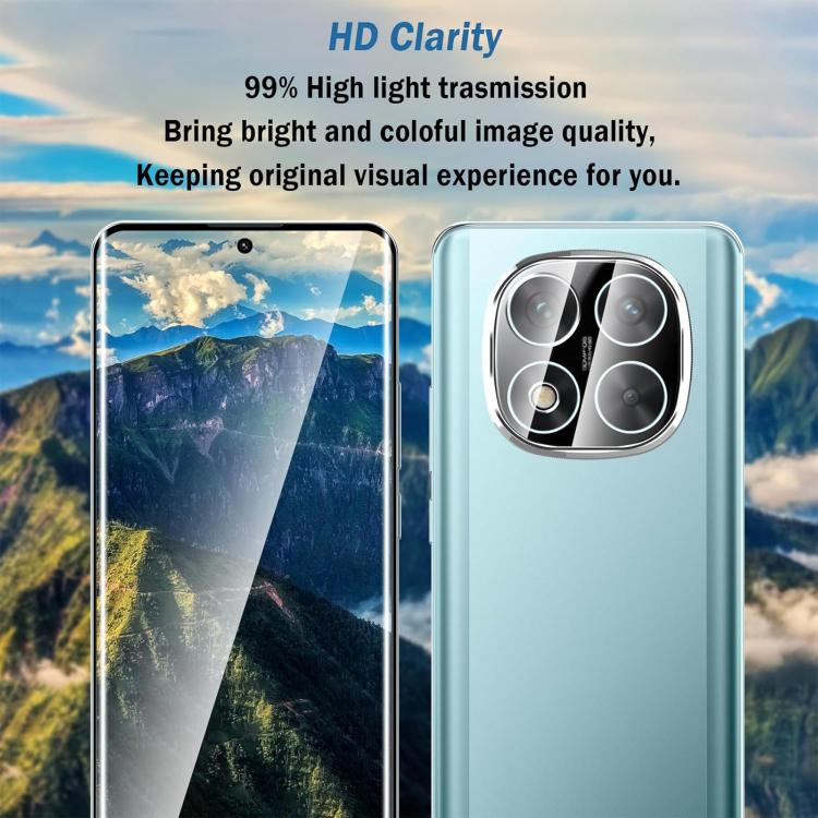 25pcs High-Aluminum Full-Coverage Anti-Fingerprint Screen-Printed HD Curved Tempered Glass Film, For Redmi Note 15 4G / 5G Global 164mm, For Redmi Note 15 Pro+ Global 163.3mm, For Xiaomi 15S Pro, For Xiaomi Poco X7, For Xiaomi 15 Ultra, For Xiaomi 15 P...