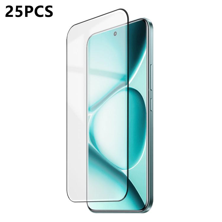 25pcs Ultra-thin Ultrasonic HD Screen-Printed High-Alumina Full Glue Tempered Glass Film, For Xiaomi Poco F8 Ultra, For Redmi Note 15 Pro 4G Global 163.2mm, For Xiaomi Poco F8 Pro, For Redmi K90 Pro Max Champion Edition, For Redmi K90                  ...