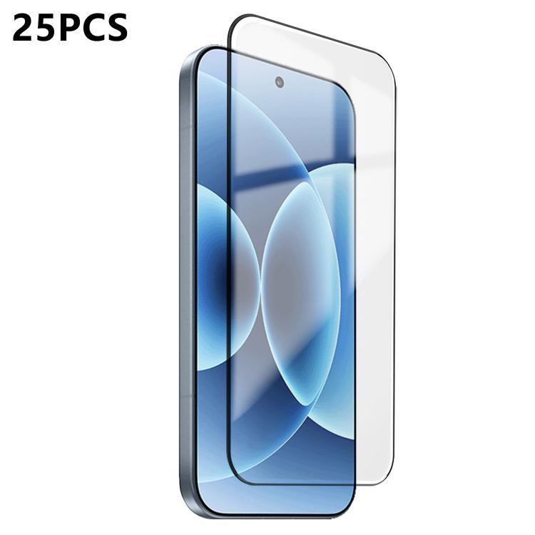 25pcs Ultra-thin Ultrasonic HD Screen-Printed High-Alumina Full Glue Tempered Glass Film, For Xiaomi Poco F8 Ultra, For Redmi Note 15 Pro 4G Global 163.2mm, For Xiaomi Poco F8 Pro, For Redmi K90 Pro Max Champion Edition, For Redmi K90                  ...