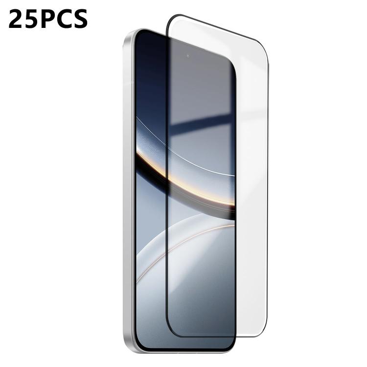25pcs Ultra-thin Ultrasonic HD Screen-Printed High-Alumina Full Glue Tempered Glass Film, For Xiaomi Poco F8 Ultra, For Redmi Note 15 Pro 4G Global 163.2mm, For Xiaomi Poco F8 Pro, For Redmi K90 Pro Max Champion Edition, For Redmi K90                  ...