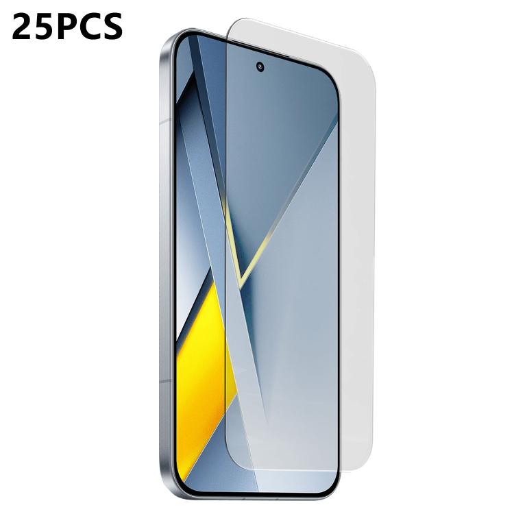 25pcs 3D Curved Semi-Screen No White Border High-Alumina Full Glue HD Tempered Glass Film, For Xiaomi Poco F8 Ultra, For Xiaomi Poco F8 Pro, For Xiaomi 17 Pro Max, For Xiaomi 17 Pro, For Xiaomi 17, For Xiaomi Poco F7 Ultra, For Xiaomi Poco F7 Pro