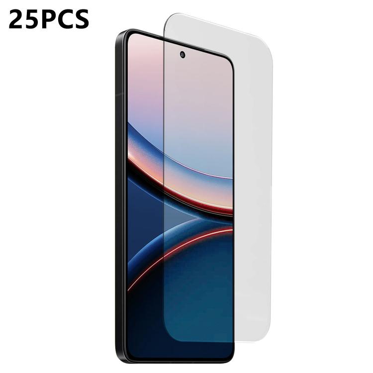 25pcs 3D Curved Semi-Screen No White Border High-Alumina Full Glue HD Tempered Glass Film, For Xiaomi Poco F8 Ultra, For Xiaomi Poco F8 Pro, For Xiaomi 17 Pro Max, For Xiaomi 17 Pro, For Xiaomi 17, For Xiaomi Poco F7 Ultra, For Xiaomi Poco F7 Pro