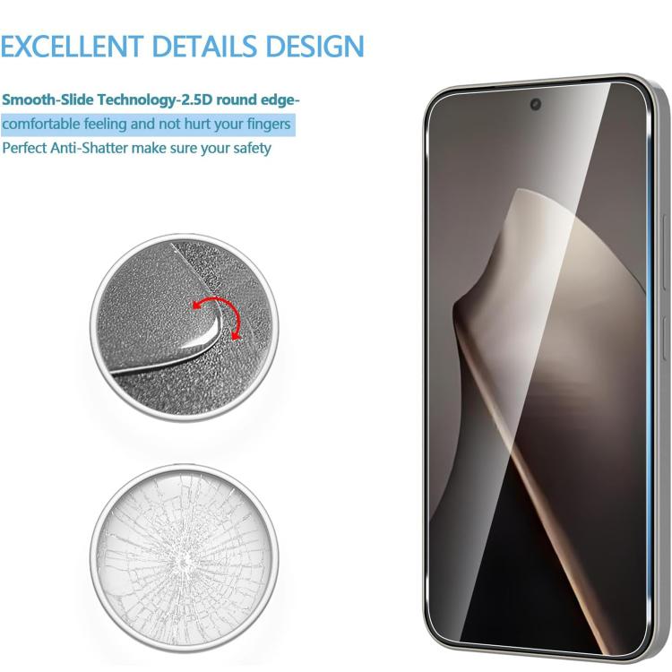 25pcs 3D Curved Semi-Screen No White Border High-Alumina Full Glue HD Tempered Glass Film, For Xiaomi Poco F8 Ultra, For Xiaomi Poco F8 Pro, For Xiaomi 17 Pro Max, For Xiaomi 17 Pro, For Xiaomi 17, For Xiaomi Poco F7 Ultra, For Xiaomi Poco F7 Pro