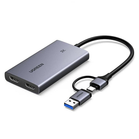 UGREEN CM726-25773 With 4K HD Loop Out USB A / USB C 2 in 1 2K / 30Hz Video Capture Card