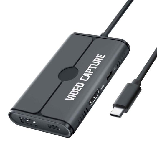 Lemorele AC08 4K HDMI Video Capture Card Game Live Recording Adapter, AC08(black), AC08(Lake Blue)