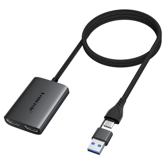 Lemorele HD10 USB / Type-C to HDMI-compatible Computer Phone HD Screen Adapter
