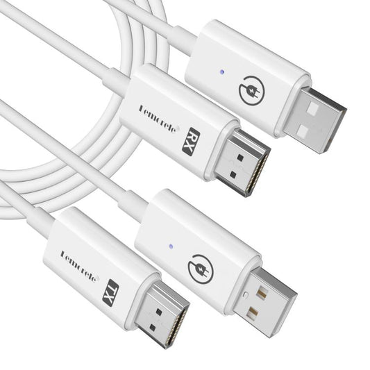 Lemorele P100 HDMI-compatible Wireless Transmitter Set 1080P 5GHz WiFi 50M Long Range Adapter