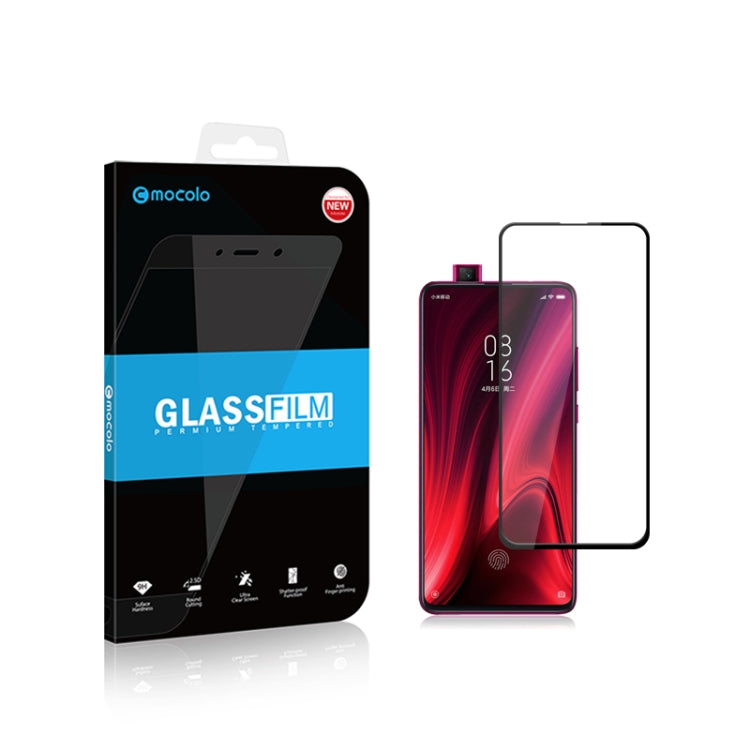 mocolo 0.33mm 9H 2.5D Full Glue Tempered Glass Film for Xiaomi Mi 9T / Oppo Reno, For Xiaomi Mi 9T