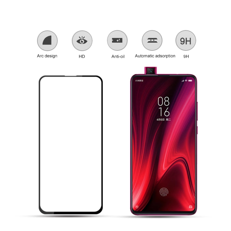 mocolo 0.33mm 9H 3D Full Glue Curved Full Screen Tempered Glass Film for Xiaomi Mi 9T, For Xiaomi Mi 9T