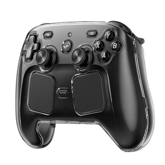 For 2026 Steam Controller 2 Transparent Crystal PC Hard Shell Anti-Drop Protective Case
