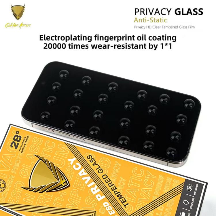 10pcs OG Golden Armor Anti-Static High-Aluminium Screen-Printed Privacy Tempered Glass Film, For Redmi K90 Max, For Xiaomi Poco C81x 4G, For Xiaomi Poco C81 Pro 4G, For Redmi R70m, For Redmi R70, For Xiaomi Poco C85x 5G, For Redmi 15a 5G               ...
