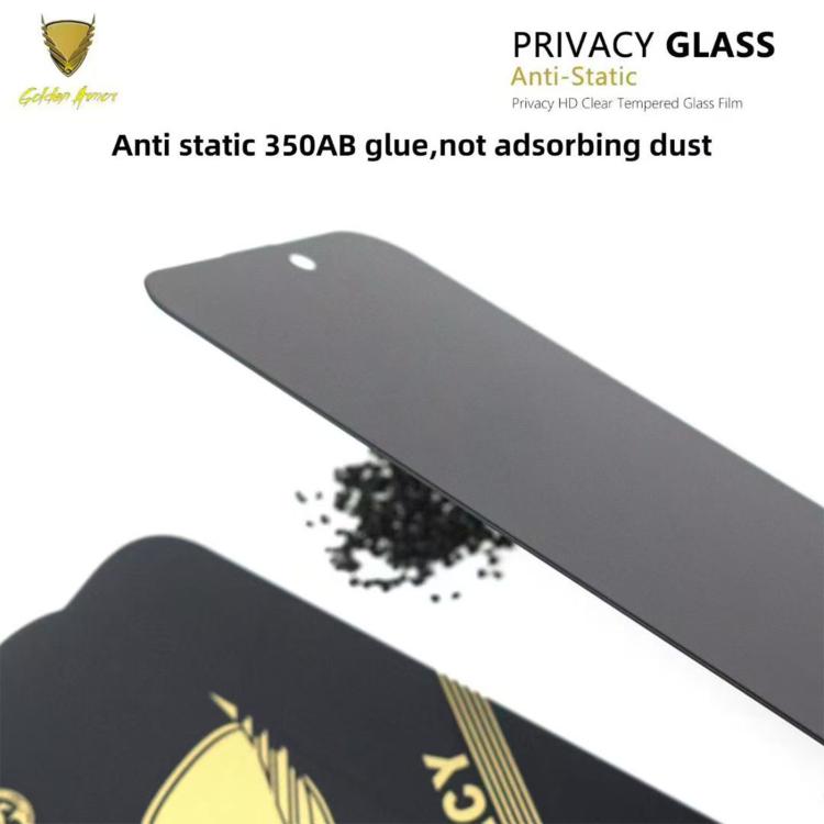 10pcs OG Golden Armor Anti-Static High-Aluminium Screen-Printed Privacy Tempered Glass Film, For Redmi K90 Max, For Xiaomi Poco C81x 4G, For Xiaomi Poco C81 Pro 4G, For Redmi R70m, For Redmi R70, For Xiaomi Poco C85x 5G, For Redmi 15a 5G               ...