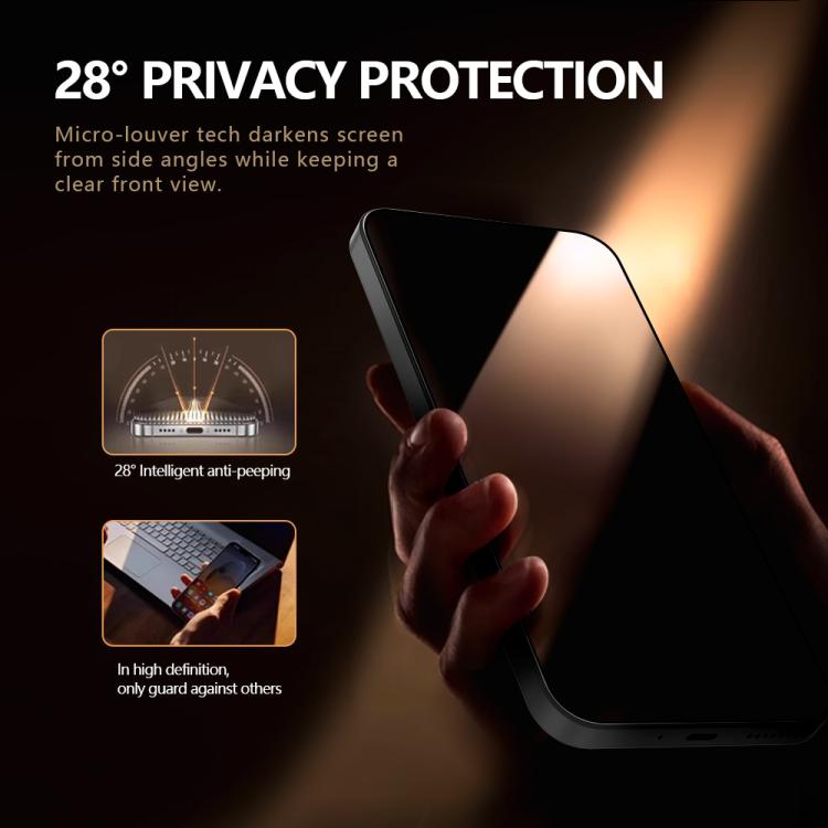 LeReach 3 in 1 Magnetic Phone Case with Lens Film & Screen Privacy Tempered Film, For Xiaomi 17T Pro 5G, For Xiaomi 17T 5G