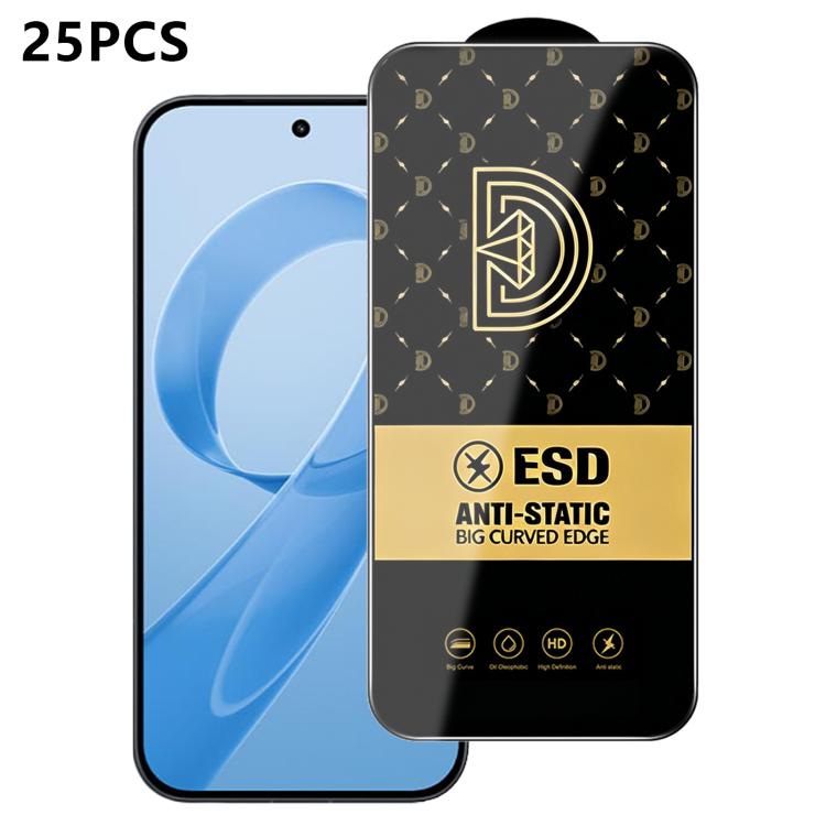 25pcs Royal Diamond Anti-Static Screen-Printed HD Tempered Glass Film, For Redmi K90 Max, For Xiaomi Poco C81x 4G, For Xiaomi Poco C81 Pro 4G, For Redmi R70m, For Redmi R70, For Xiaomi Poco C85x 5G, For Redmi 15a 5G, For Redmi A7 Pro 4G 171mm          ...