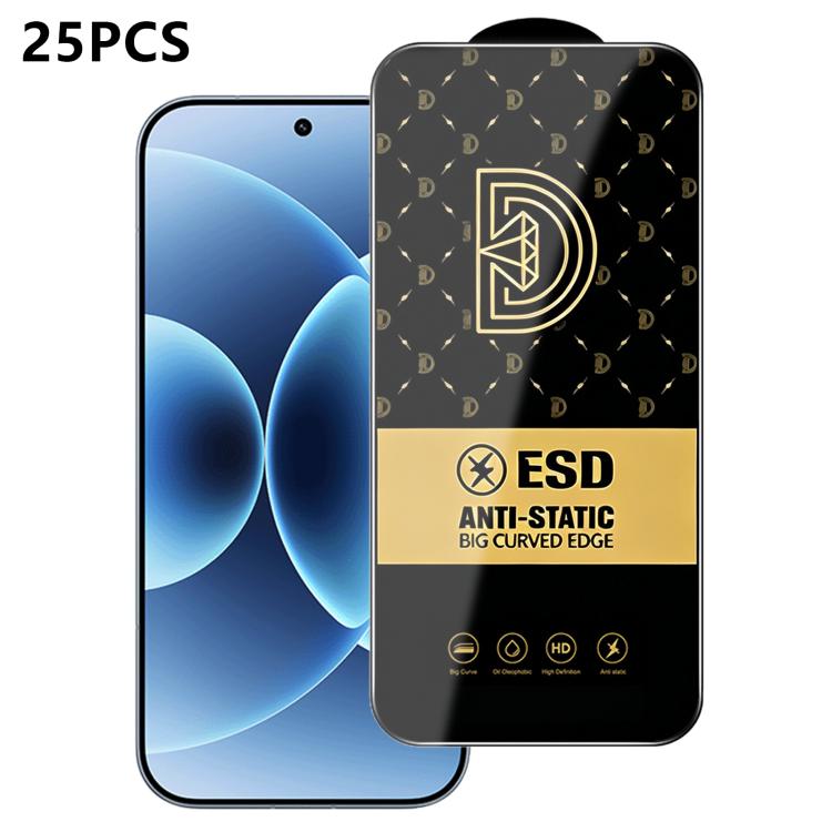 25pcs Royal Diamond Anti-Static Screen-Printed HD Tempered Glass Film, For Redmi K90 Max, For Xiaomi Poco C81x 4G, For Xiaomi Poco C81 Pro 4G, For Redmi R70m, For Redmi R70, For Xiaomi Poco C85x 5G, For Redmi 15a 5G, For Redmi A7 Pro 4G 171mm          ...
