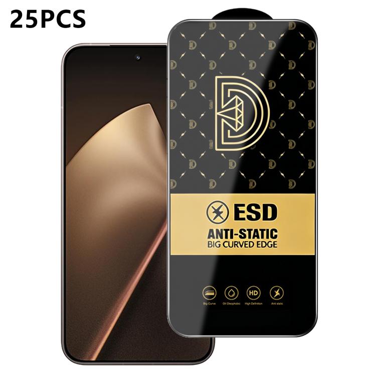 25pcs Royal Diamond Anti-Static Screen-Printed HD Tempered Glass Film, For Redmi K90 Max, For Xiaomi Poco C81x 4G, For Xiaomi Poco C81 Pro 4G, For Redmi R70m, For Redmi R70, For Xiaomi Poco C85x 5G, For Redmi 15a 5G, For Redmi A7 Pro 4G 171mm          ...