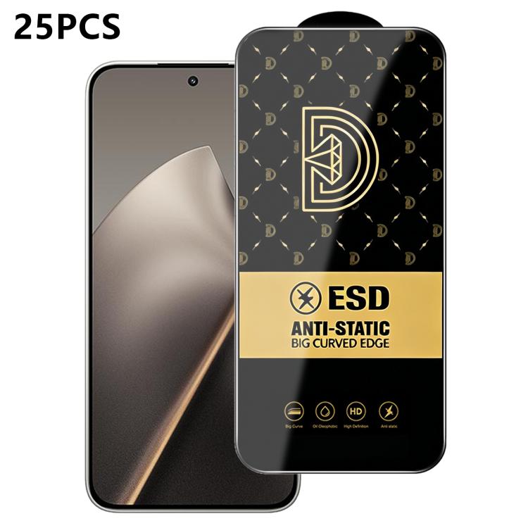 25pcs Royal Diamond Anti-Static Screen-Printed HD Tempered Glass Film, For Redmi K90 Max, For Xiaomi Poco C81x 4G, For Xiaomi Poco C81 Pro 4G, For Redmi R70m, For Redmi R70, For Xiaomi Poco C85x 5G, For Redmi 15a 5G, For Redmi A7 Pro 4G 171mm          ...