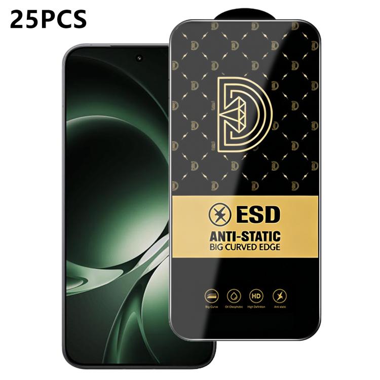 25pcs Royal Diamond Anti-Static Screen-Printed HD Tempered Glass Film, For Redmi K90 Max, For Xiaomi Poco C81x 4G, For Xiaomi Poco C81 Pro 4G, For Redmi R70m, For Redmi R70, For Xiaomi Poco C85x 5G, For Redmi 15a 5G, For Redmi A7 Pro 4G 171mm          ...