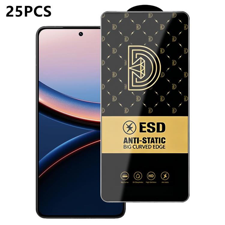 25pcs Royal Diamond Anti-Static Screen-Printed HD Tempered Glass Film, For Redmi K90 Max, For Xiaomi Poco C81x 4G, For Xiaomi Poco C81 Pro 4G, For Redmi R70m, For Redmi R70, For Xiaomi Poco C85x 5G, For Redmi 15a 5G, For Redmi A7 Pro 4G 171mm          ...