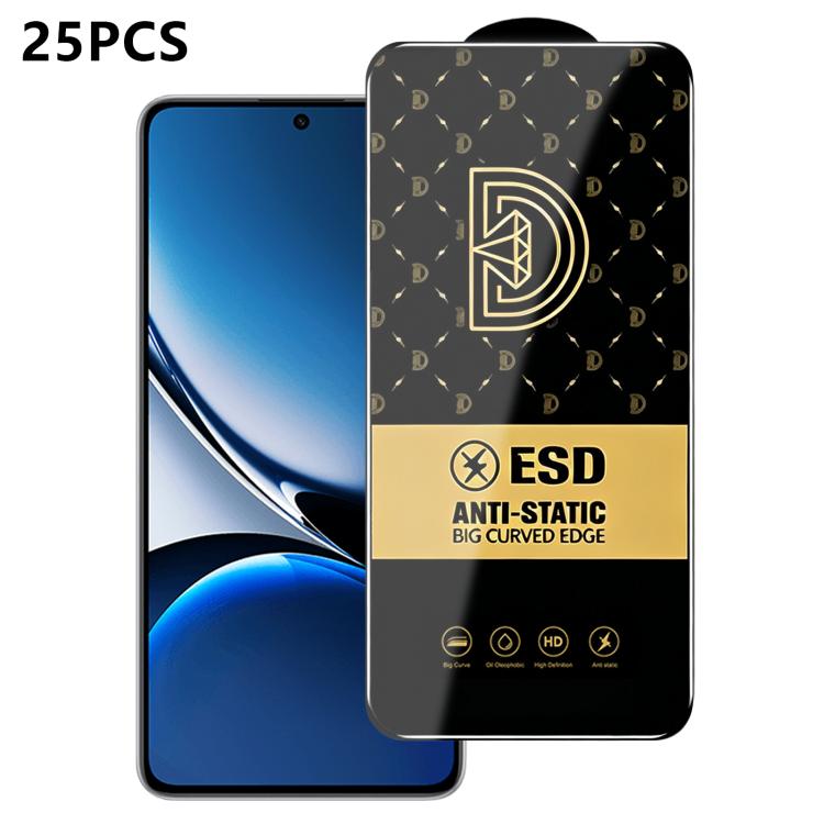25pcs Royal Diamond Anti-Static Screen-Printed HD Tempered Glass Film, For Redmi K90 Max, For Xiaomi Poco C81x 4G, For Xiaomi Poco C81 Pro 4G, For Redmi R70m, For Redmi R70, For Xiaomi Poco C85x 5G, For Redmi 15a 5G, For Redmi A7 Pro 4G 171mm          ...