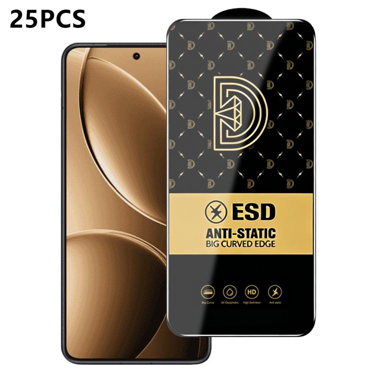 25pcs Royal Diamond Anti-Static Screen-Printed HD Tempered Glass Film, For Redmi K90 Max, For Xiaomi Poco C81x 4G, For Xiaomi Poco C81 Pro 4G, For Redmi R70m, For Redmi R70, For Xiaomi Poco C85x 5G, For Redmi 15a 5G, For Redmi A7 Pro 4G 171mm          ...