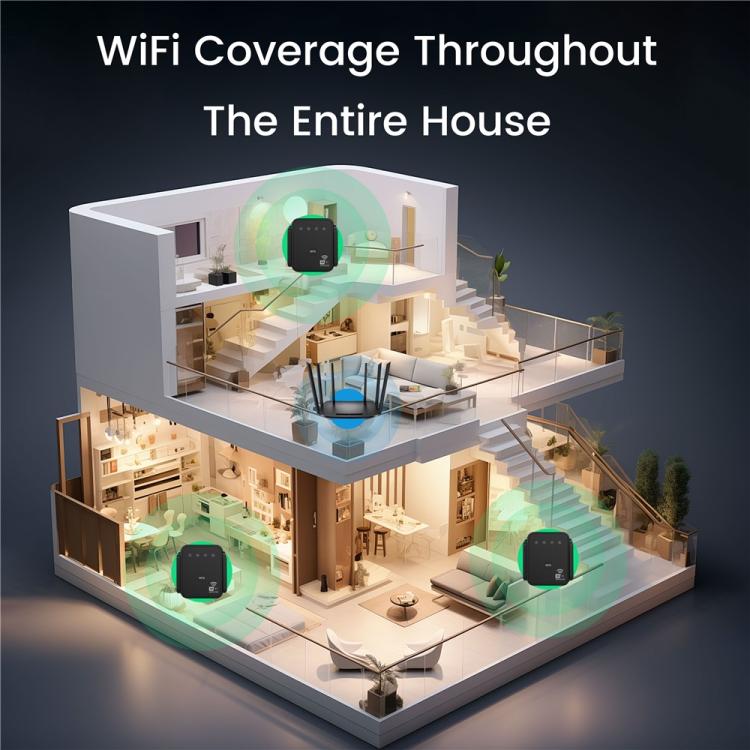 RE300F Home Office Wireless Network Signal Booster 300Mbps, US Plug, EU Plug