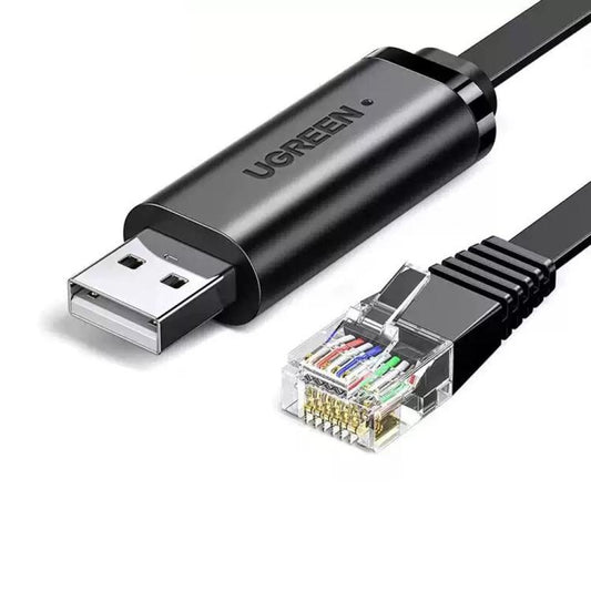 UGREEN CM204-50773 1.5m USB 2.0 to RJ45 Console Cable