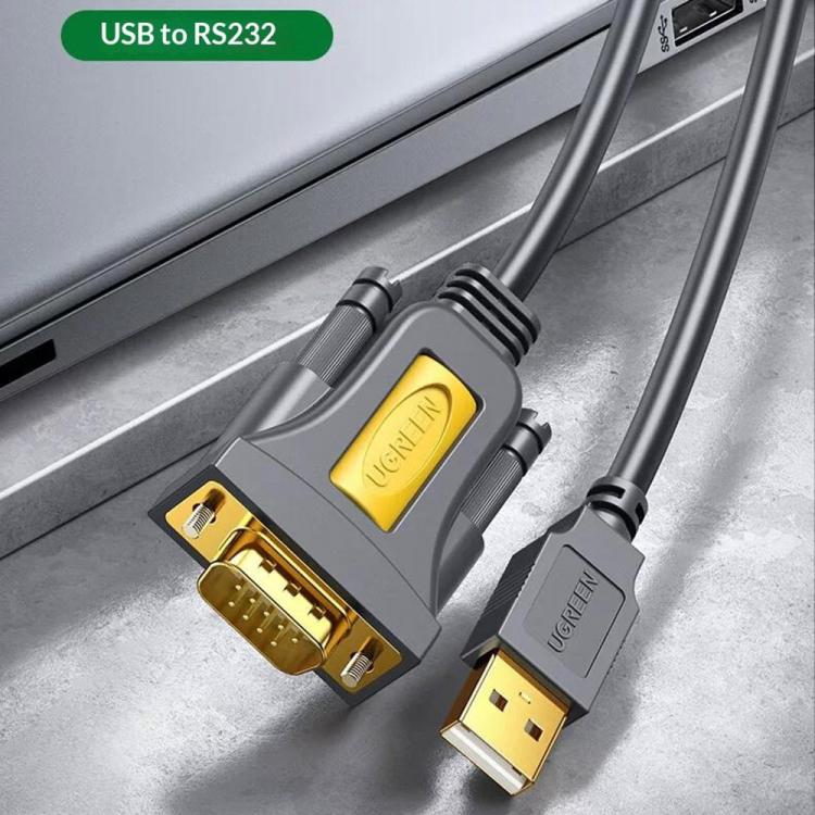 UGREEN 20201 Printer Scanner 1.5m USB to RS232 Serial Adapter Cable