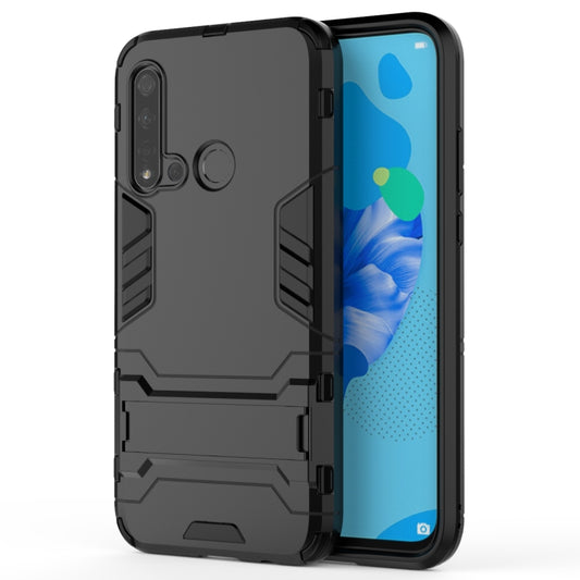 Shockproof PC + TPU Case for Huawei P20lite 2019/Nova5i, with Holder, For Huawei P20 Lite 2019