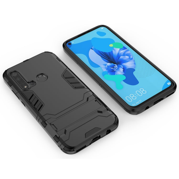 Shockproof PC + TPU Case for Huawei P20lite 2019/Nova5i, with Holder, For Huawei P20 Lite 2019