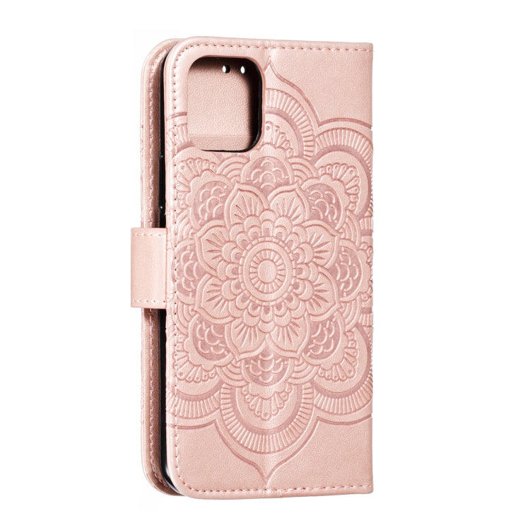 Mandala Embossing Pattern Horizontal Flip Leather Case for iPhone XI（2019）, with Holder & Card Slots & Wallet & Photo Frame &  Lanyard, For iPhone 11 Pro, For iPhone 11 Pro Max