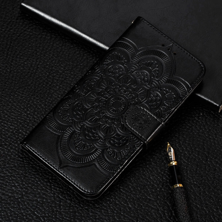 Mandala Embossing Pattern Horizontal Flip Leather Case for iPhone XI（2019）, with Holder & Card Slots & Wallet & Photo Frame &  Lanyard, For iPhone 11 Pro, For iPhone 11 Pro Max