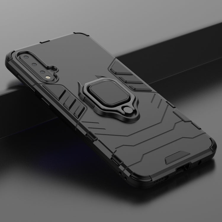 PC + TPU Shockproof Protective Case with Magnetic Ring Holder for Huawei Nova 5 / Nova 5 Pro, For Huawei Nova 5