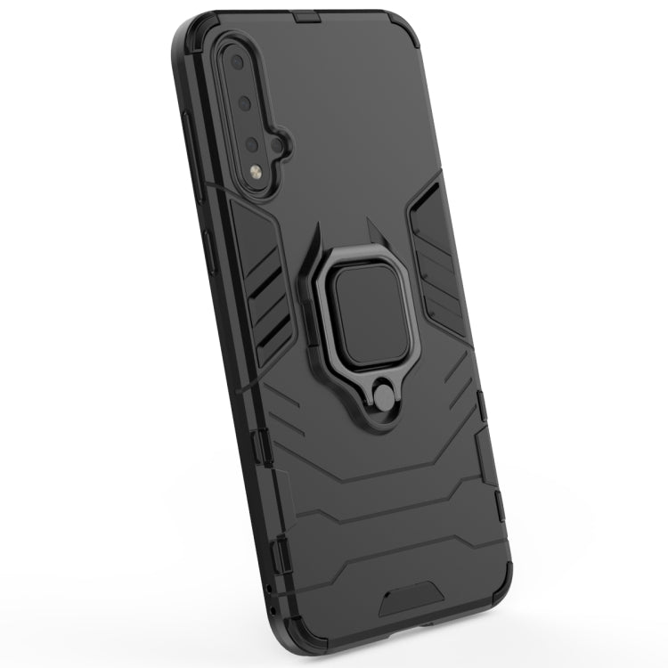 PC + TPU Shockproof Protective Case with Magnetic Ring Holder for Huawei Nova 5 / Nova 5 Pro, For Huawei Nova 5