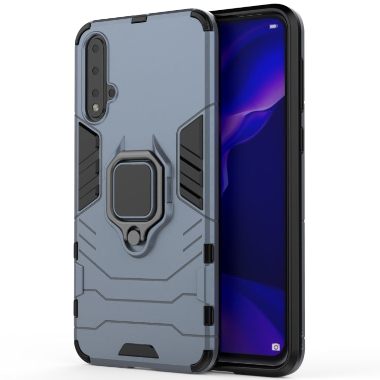 PC + TPU Shockproof Protective Case with Magnetic Ring Holder for Huawei Nova 5 / Nova 5 Pro, For Huawei Nova 5