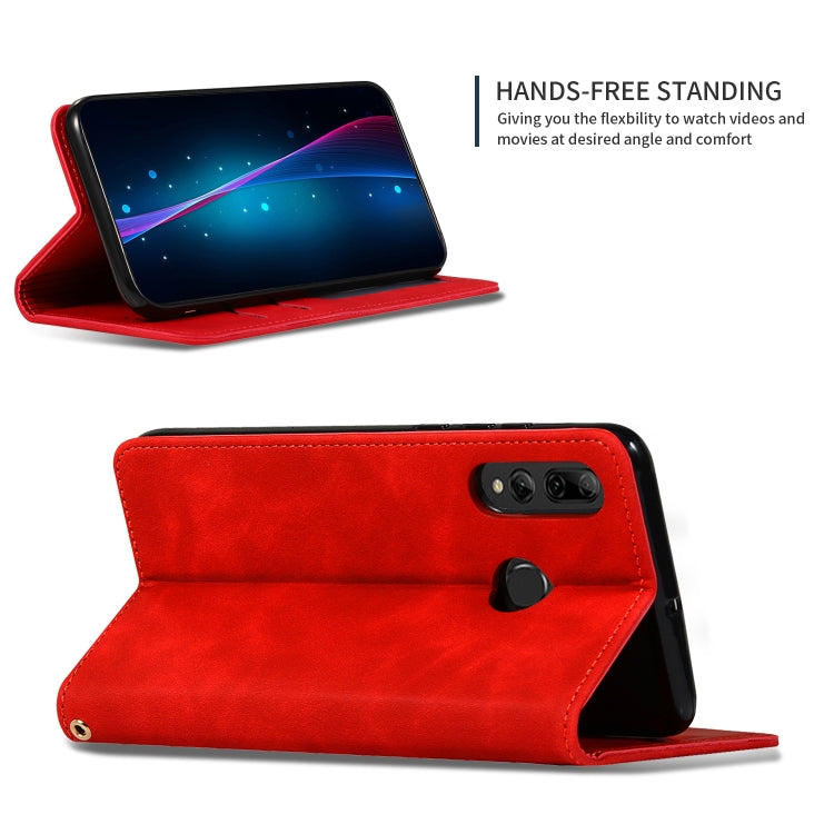 Retro Skin Feel Business Magnetic Horizontal Flip Leather Case for Huawei P Smart 2019 & P Smart Plus 2019 & Mate 30 Lite, For Huawei P Smart 2019