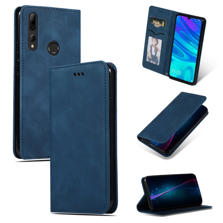 Retro Skin Feel Business Magnetic Horizontal Flip Leather Case for Huawei P Smart 2019 & P Smart Plus 2019 & Mate 30 Lite, For Huawei P Smart 2019